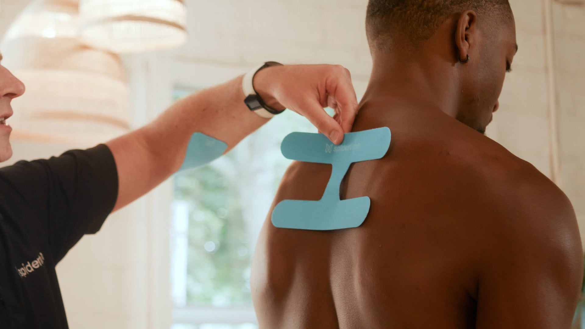Spidertech Pro Postural Kinesiology Tape Application